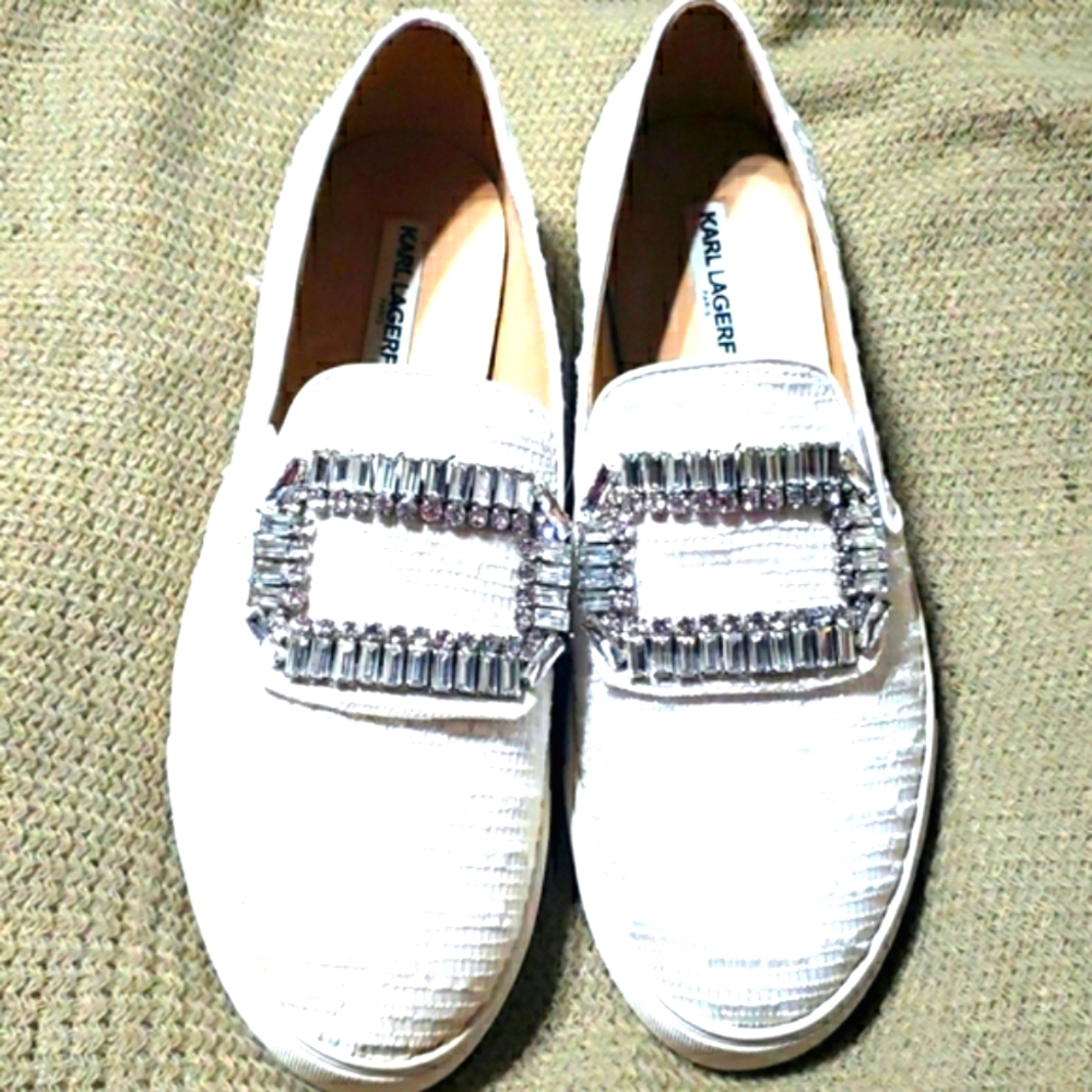 NWOT Karl Lagerfeld Size 10 Slip Ons Sneakers